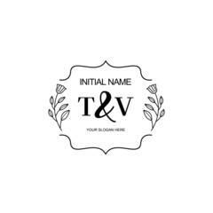 TV Beautiful elegant logos or wedding monograms collection	
