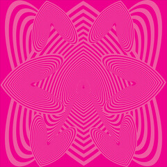 Abstract pink vector pattern with heart. For wallpaper, paper, packaging, covers, girls, congratulations on Valentine's day.