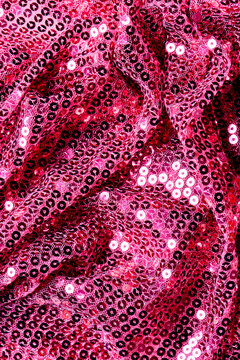 pink sequin fabric background