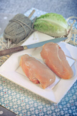 blanc de poulet, filet de poulet	