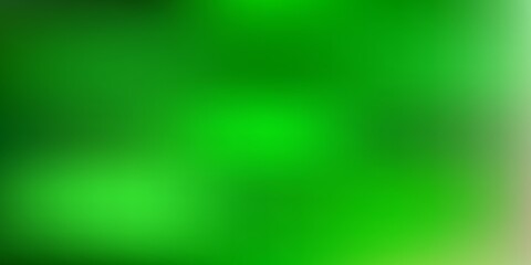 Light green vector abstract blur backdrop.