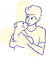 design vector illustration romatics and friendly