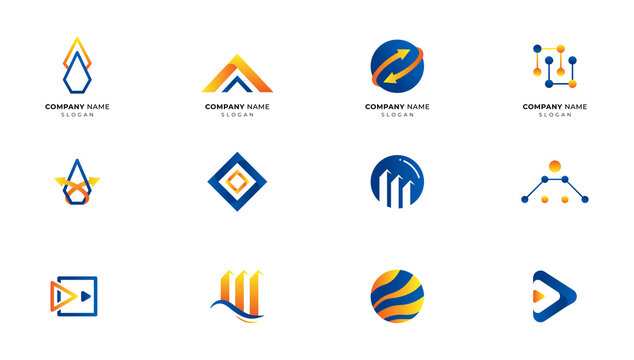 Company logo inspirational concept set