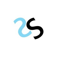 Letter S icon logo vector