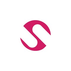 Letter S icon logo vector
