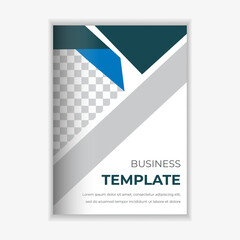 Brochure or flyer layout template. Annual report, book cover design presentation template in A4 size