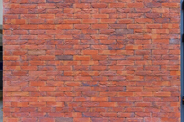 Rough Red Bricks Wall