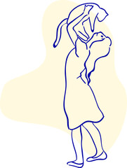 design vector illustration romatics and friendly