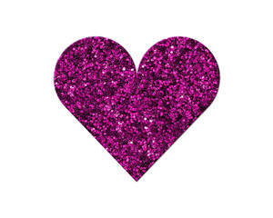 Heart love Purple Glitter Icon Logo Symbol illustration
