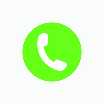 call Answer icon symbol | green call icon symbol for web, app, logo
