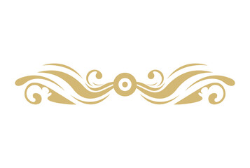 Fototapeta premium golden vintage divider