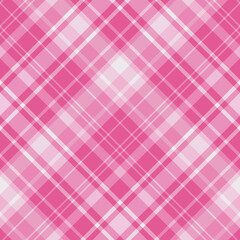 Seamless pattern in pink colors for plaid, fabric, textile, clothes, tablecloth and other things. Vector image. 2