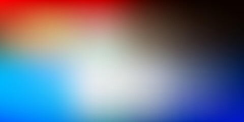 Light Blue, Yellow vector blurred backdrop.