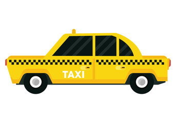 taxi car public service - obrazy, fototapety, plakaty