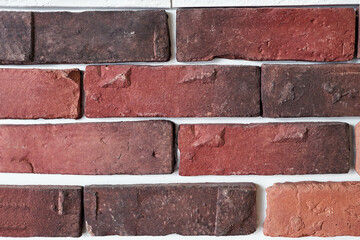 Obraz premium Dark brick wall. Brick texture.