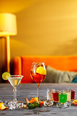 cocktail in a bar