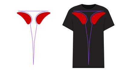 Graphic T-shirt for casual outing