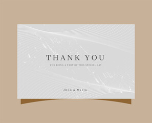 Thank you for coming to our wedding card template
