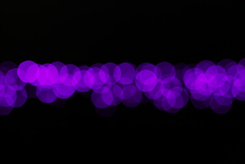 Abstract purple violet very peri bokeh lights background