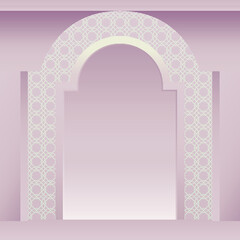 islamic background ramadan with arch