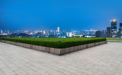 Road Surfaces and Financial District Buildings