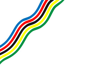 abstract colorful wave background