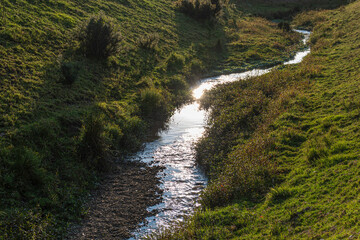 atardecer veraniego desde la capital salinera de Colombia, Zipaquirá Colombia, en la sabana de Bogotá