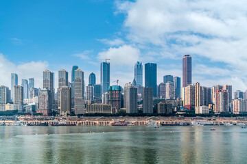 Fototapeta premium China chongqing city architecture skyline