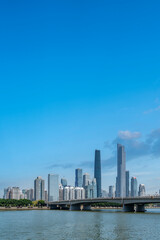 Fototapeta premium Guangzhou Financial Center Modern Office Building