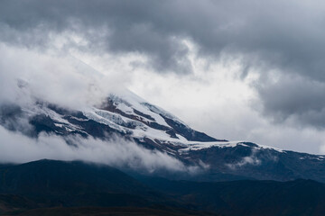 chimborazo volcano andes mountains ecuador