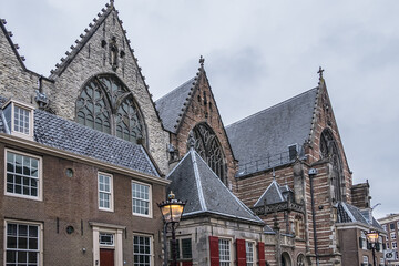 Amsterdam Old Church (Oude Kerk) - oldest building and oldest parish church, founded in 1213. Oude...