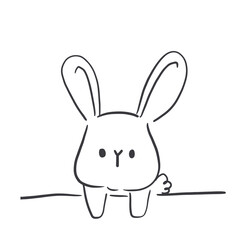 Chinese New Year 2023,Year of the Rabbit
easter bunny
Mid-Autumn Festival
cute rabbit simple lines
hand painted illustration vector