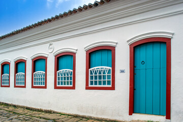 Portuguese Colonial Architecture in Paraty, Rio de Janeiro state
