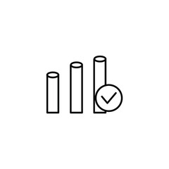 increase icons symbol vector elements for infographic web