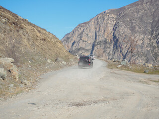 Karmadon Gorge. Republic North Ossetia - Alania Russia
