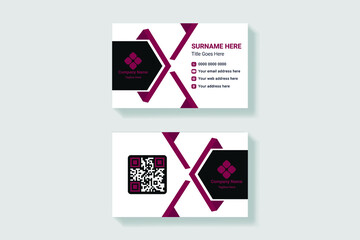 Professional business card mockup