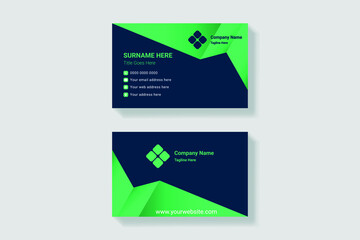 modern professional business card free vector