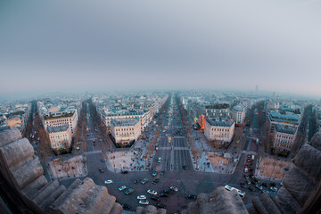 Air pollution view form Paris