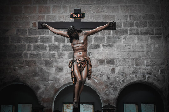 christ crucified on a cross