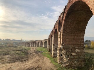 Roman Aquaduct in Macedonia - obrazy, fototapety, plakaty