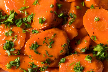 Homemade Baked Sugar Glazed Carrots