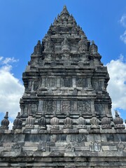 Fototapeta premium ロロ・ジョングラン寺院 プランバナン寺院群 ジョグジャカルタ ジャワ島 インドネシア 東南アジア