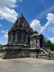 Fototapeta na wymiar ブブラ寺院 プランバナン寺院群 ジョグジャカルタ ジャワ島 インドネシア 東南アジア