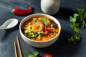 Instant Spicy Seafood Ramen