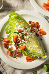 Homemade Healthy Iceberg Wedge Salad