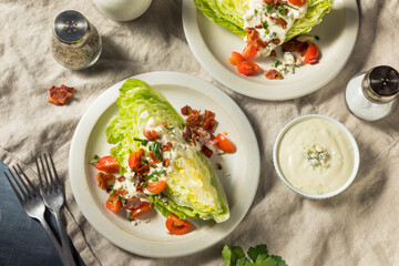 Homemade Healthy Iceberg Wedge Salad