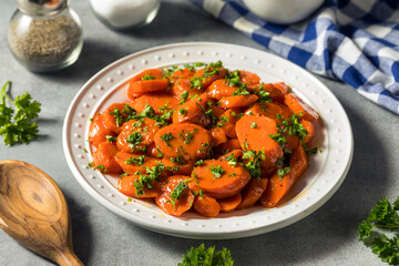 Homemade Baked Sugar Glazed Carrots