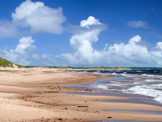 Greenwich beach inside the Prince Edward Island National Park, PEI, Canada.