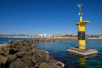 Ciudad Jardin beach, Palma, Mallorca, Balearic Islands, Spain