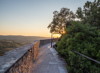 The ancient architecture in town Motovun